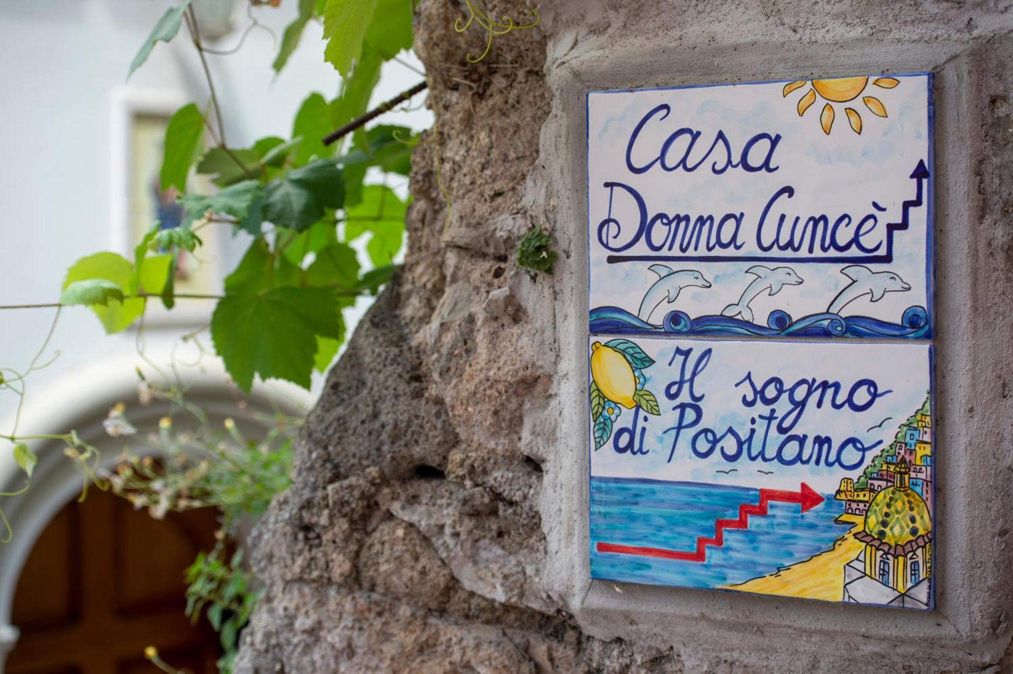 Casa Donna Cunce Villa Positano Eksteriør bilde